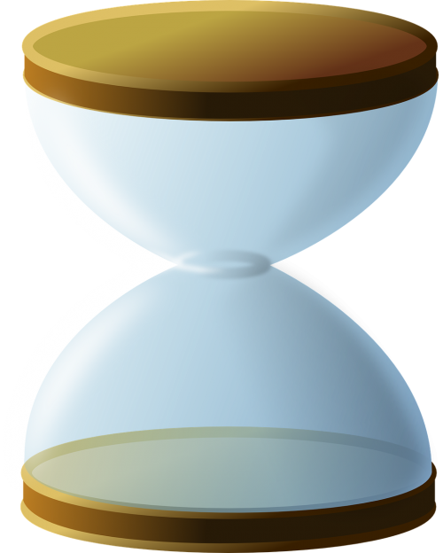 hourglass icon vector image