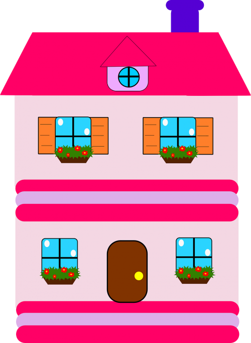 house pink fantasy