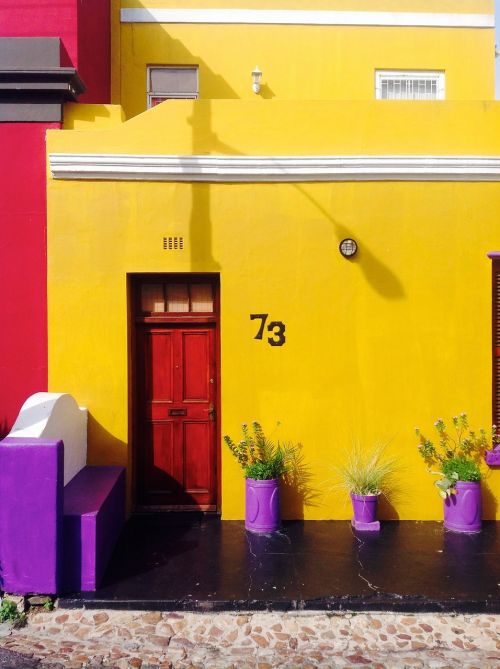 house colourful exterior