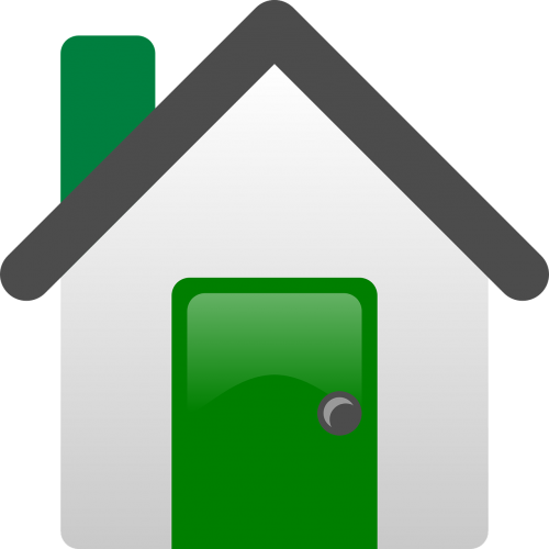 house door green