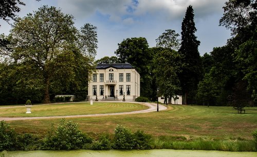 house  landscape  green