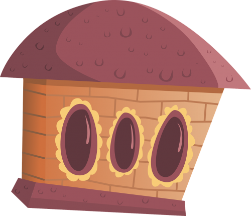 house wondows bricks