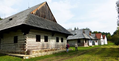 house architecture wood roof