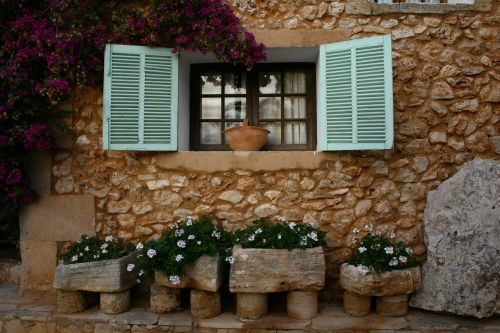 house window window shutters picturesque