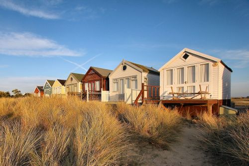 houses beach coast