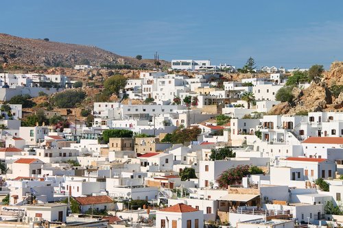 houses  white  whitewashed