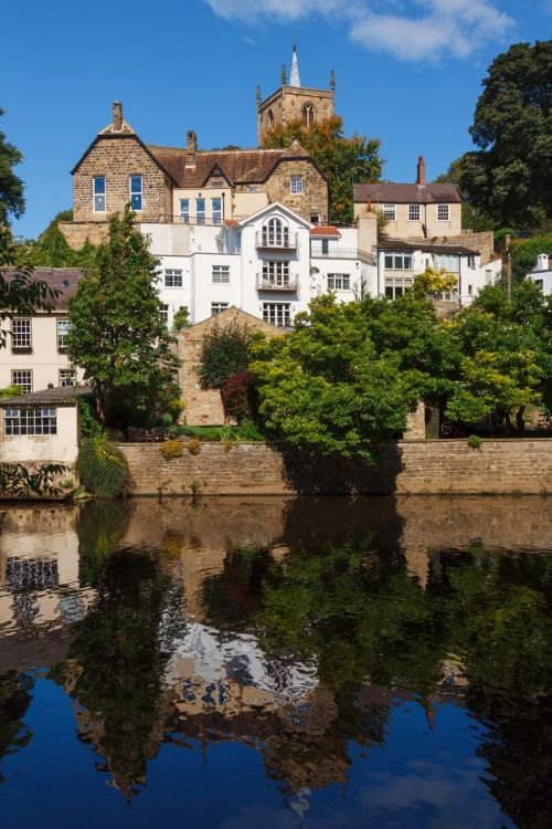 Houses With Water Reflection