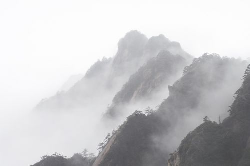 huangshan winter a surname mist