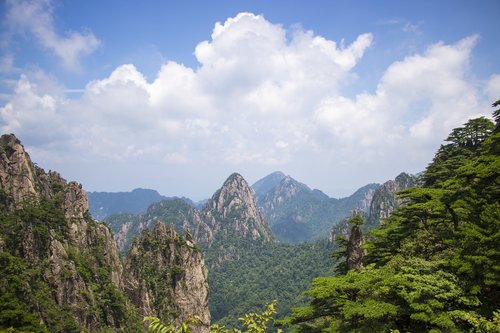huangshan  anhui  on the west coast