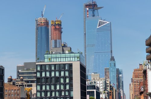 hudson towers  nyc  new york street
