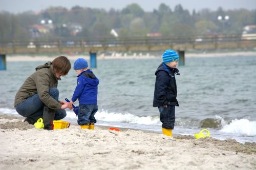 human baltic sea beach