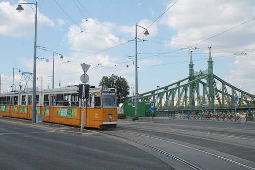 hungary  tram  bridge