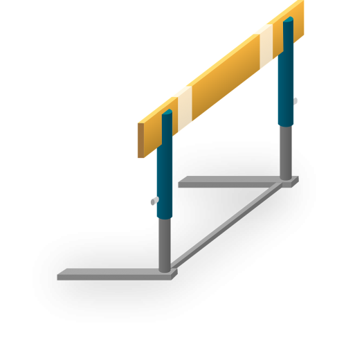 hurdle barrier obstacle