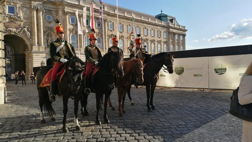 hussars  riders  horse