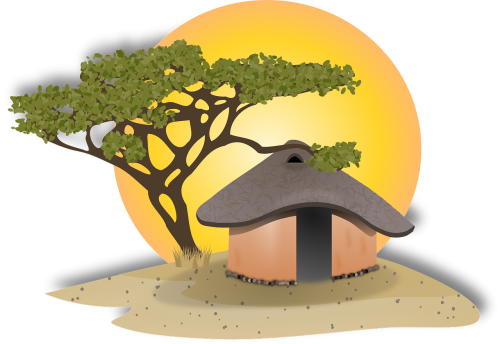 hut cottage africa