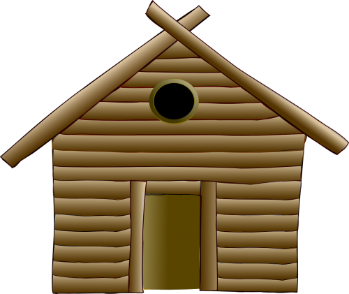 hut log cabin