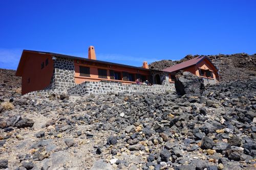 hut mountain hut rest house