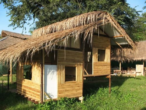 hut bamboo home