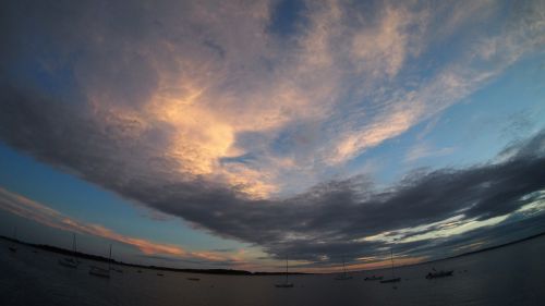 hyannis port usa sunset