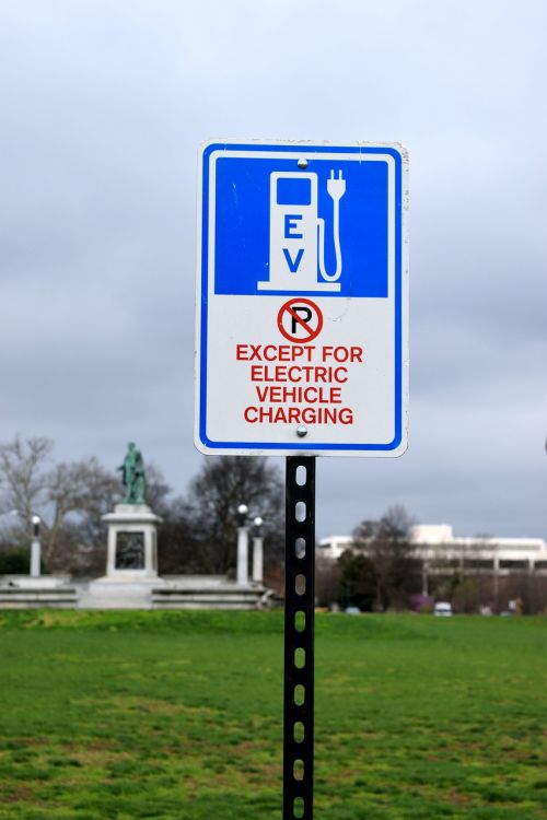 hybrid car sign charging
