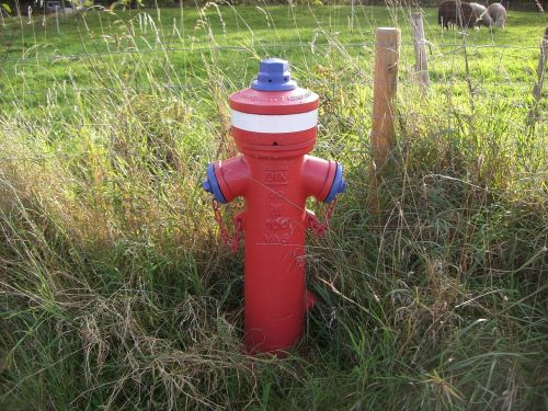 hydrant fire red