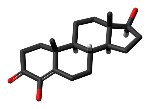 hydroxytestosterone steroid molecule