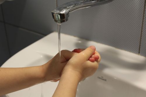 hygiene child hand washing