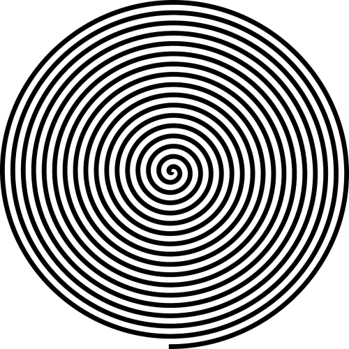 hypnosis spiral round