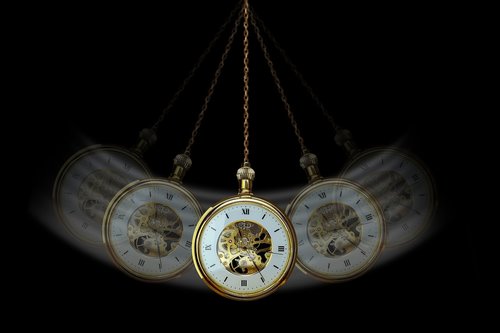 hypnosis  clock  pocket watch