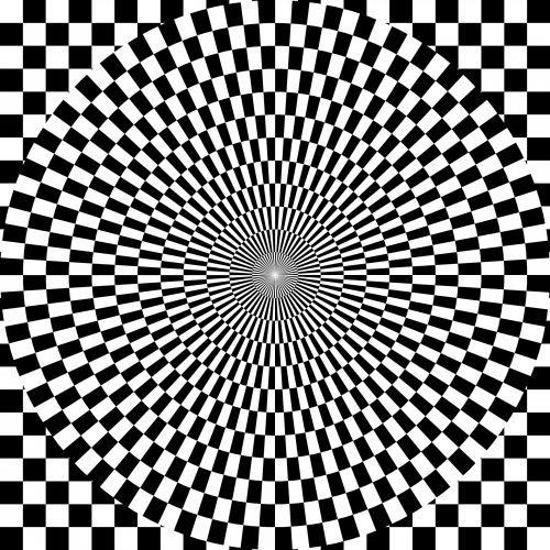 Hypnotic Checkerboard
