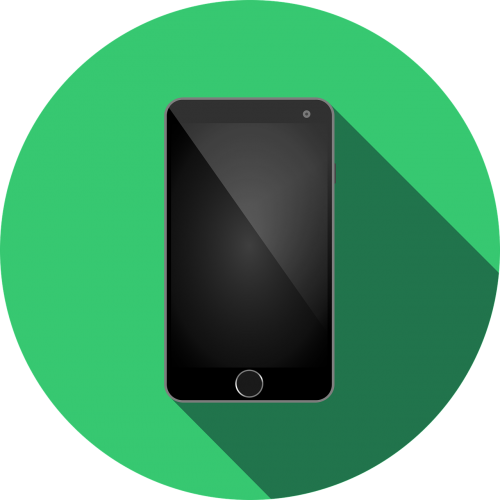 iphone icon flat design