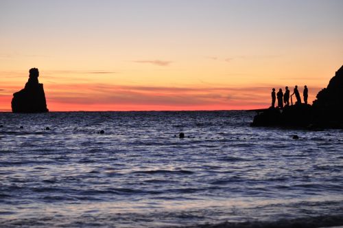 ibiza beach sunset