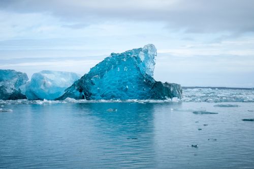 ice blue lake