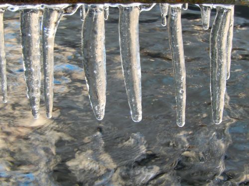 ice winter ice formation