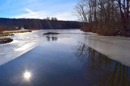 ice lake water