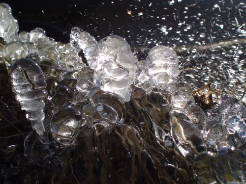 ice water frozen