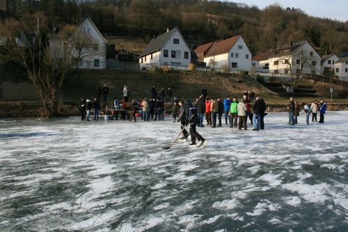 ice winter river
