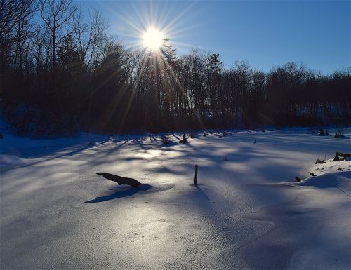 ice sun snow