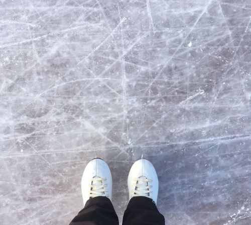 ice skating winter