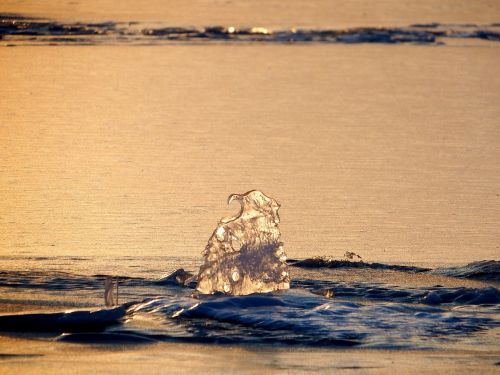 ice lake water