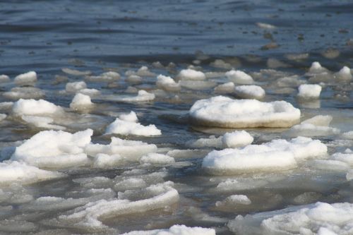 ice ice floes sea