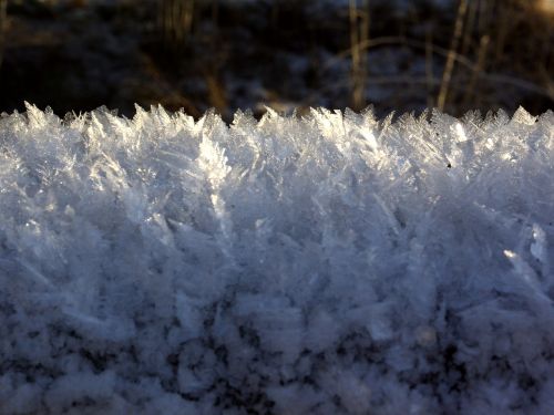 ice crystals winter