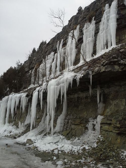 ice nature limestone
