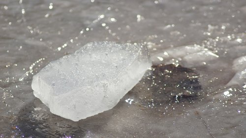 ice  piece of ice  water