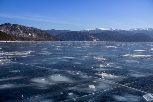 ice  lake  nature