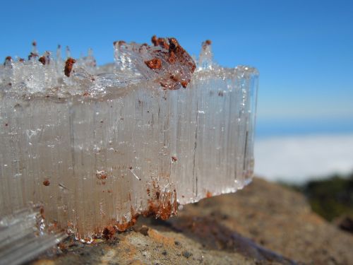 ice ice crystal nature