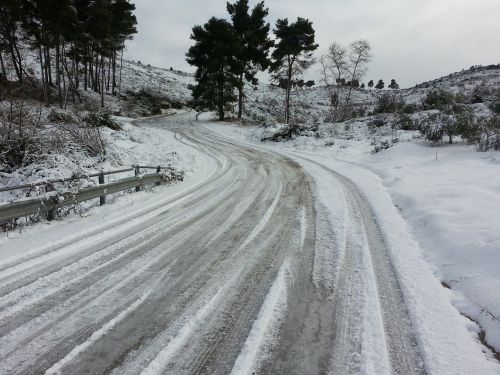 ice snow road