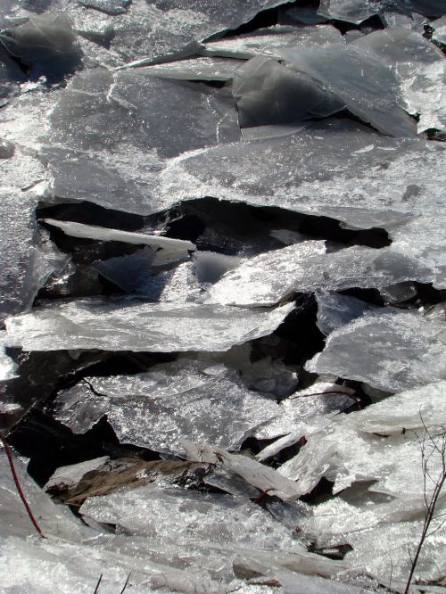 ice rocks winter