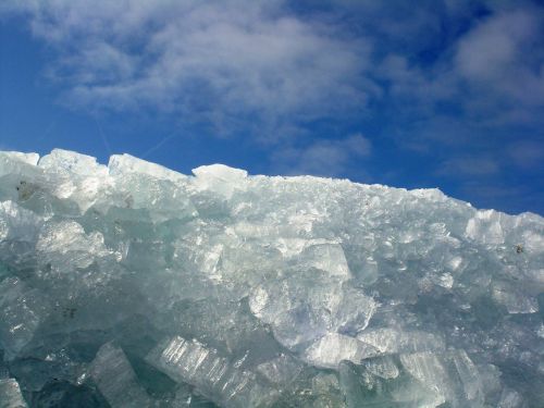 ice ice floes frozen