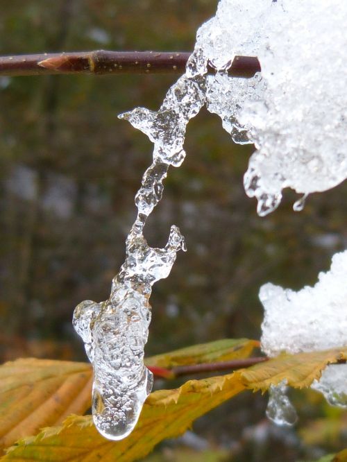 ice crystals eiskristalle